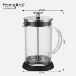 Hot Selling 800ml Borosilicate Glass French Press Coffee Maker