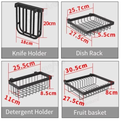 Hot sale & High Quality Over The Sink Dish Drying Rack Kitchen Storage Storage Holders & Racks - Image 4