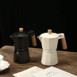 6 Cup Portable Moka Pot Induction Italian Espresso Coffee Maker - Image 4