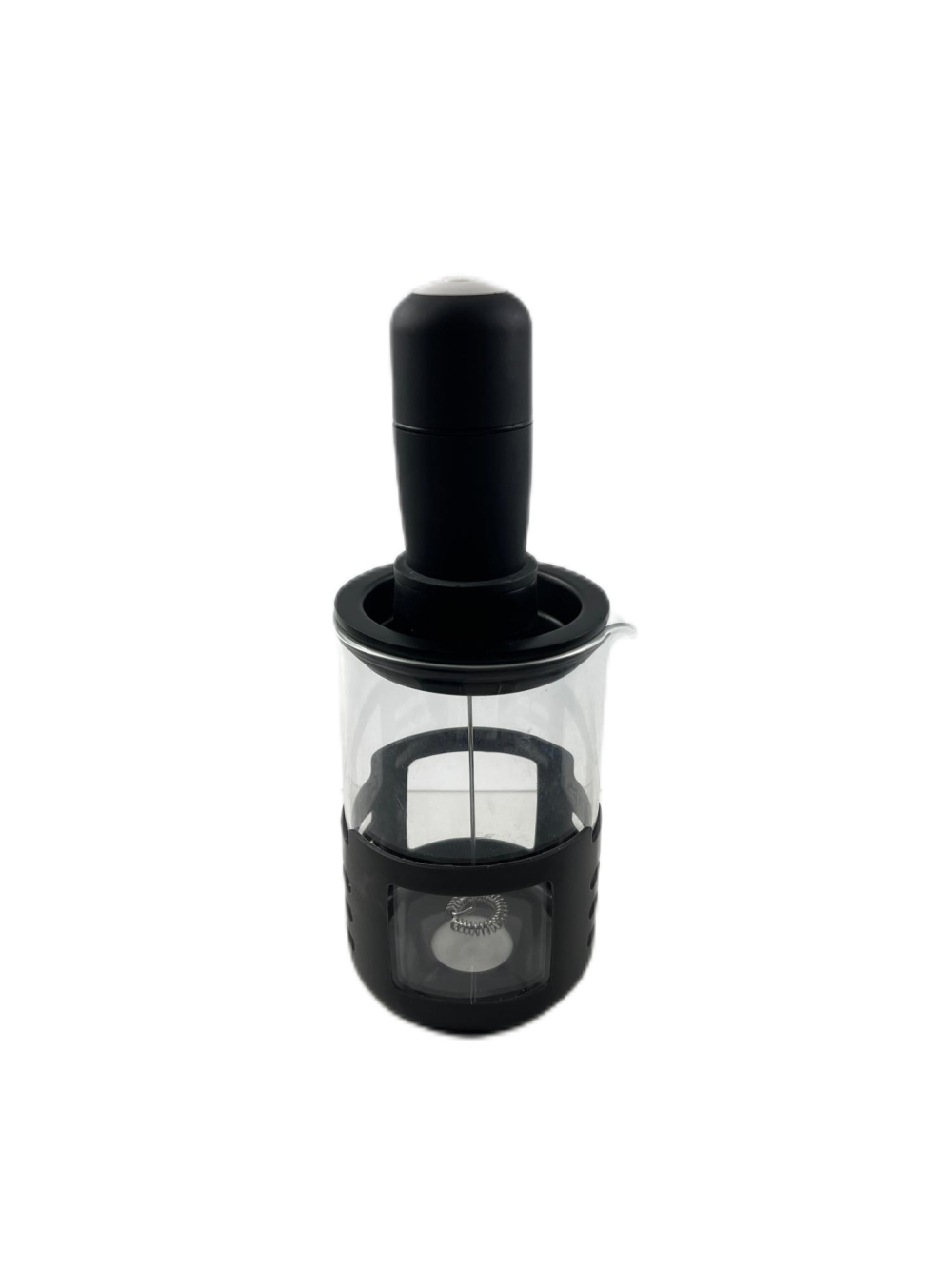 New Design Battery Operated Milk Frother with Glass Jar