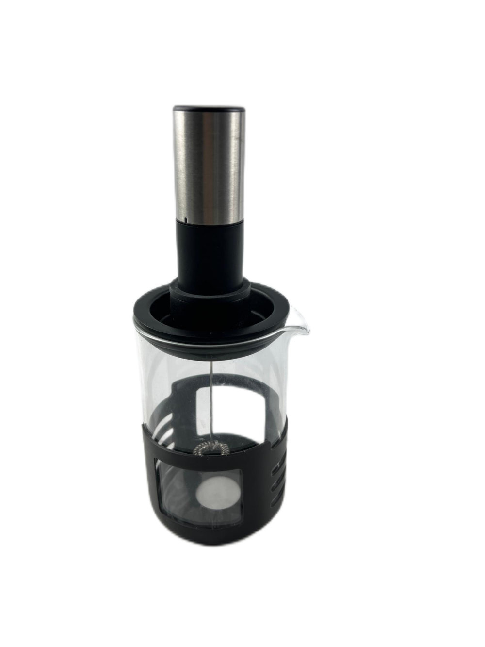 New Design Battery Operated Milk Frother with Glass Jar - Image 5