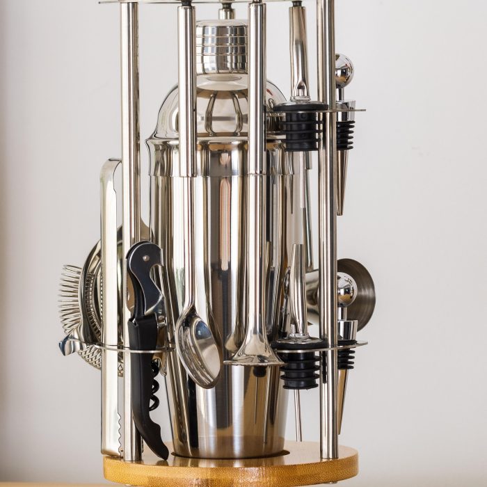 Bar tender Gift set with rotating stand