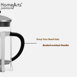 Cafetera Francesa Press Coffee Heat Resistant Glass Teapot With Removable Infuser Prensa Francesa French Press - Image 3