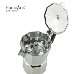 Classic 1/2/3/6/9/12 Cup Italy Stove Top Aluminum ODM Mocha Coffee Maker Moka Pot - Image 4