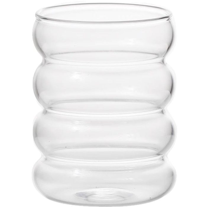 350/450ml Spiral Borosilicate Glasses Cup Coffee mug